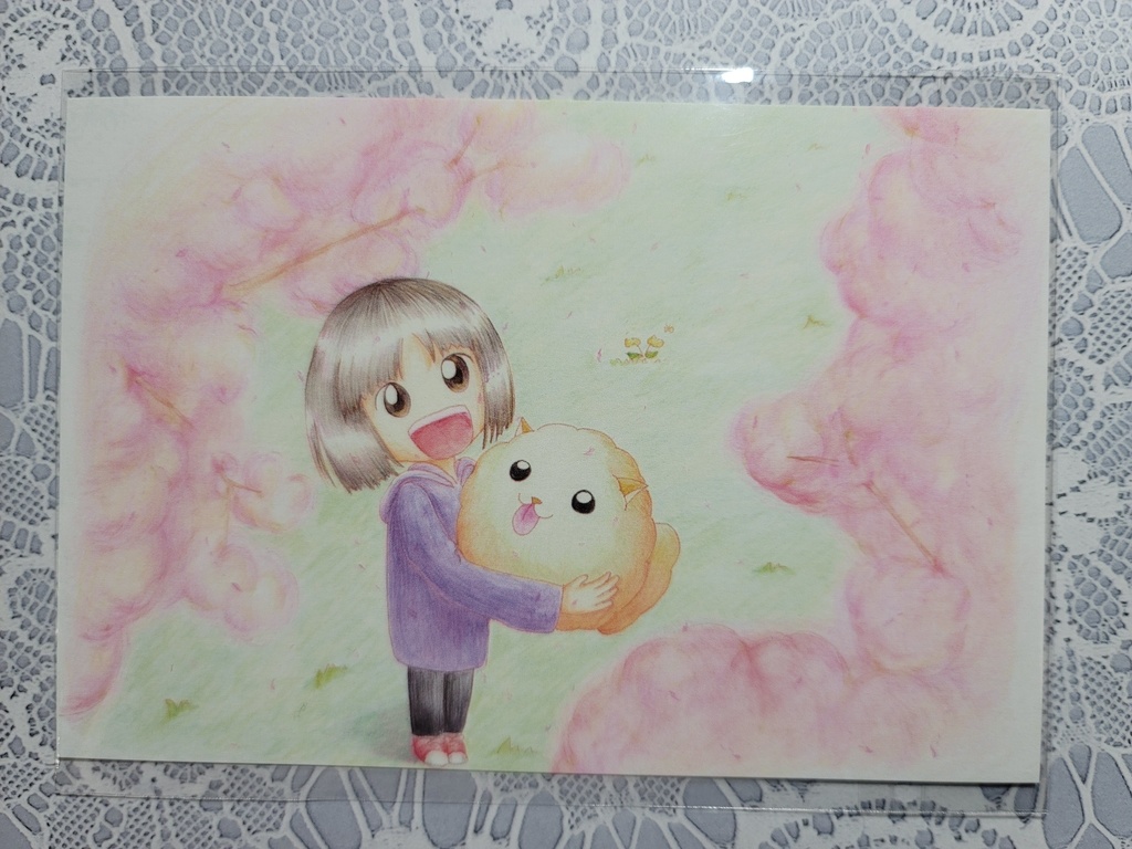 ポストカード「ゆまちゃんとヤン丸の12ヶ月」