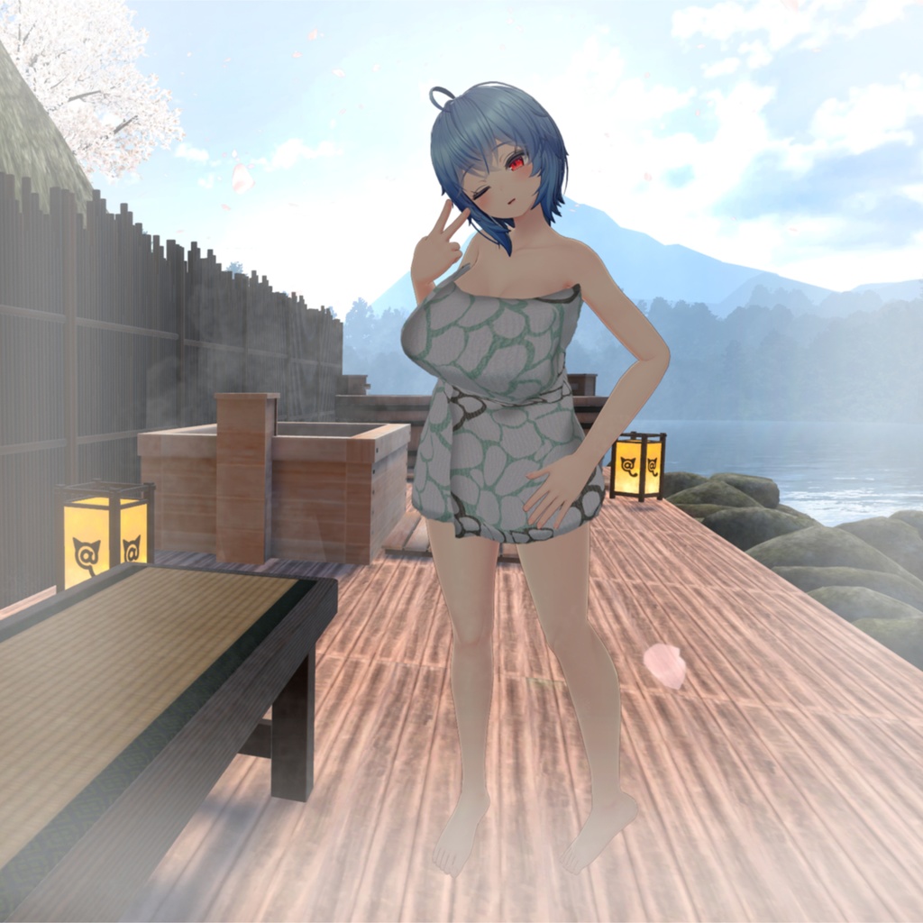 デザインバスタオル