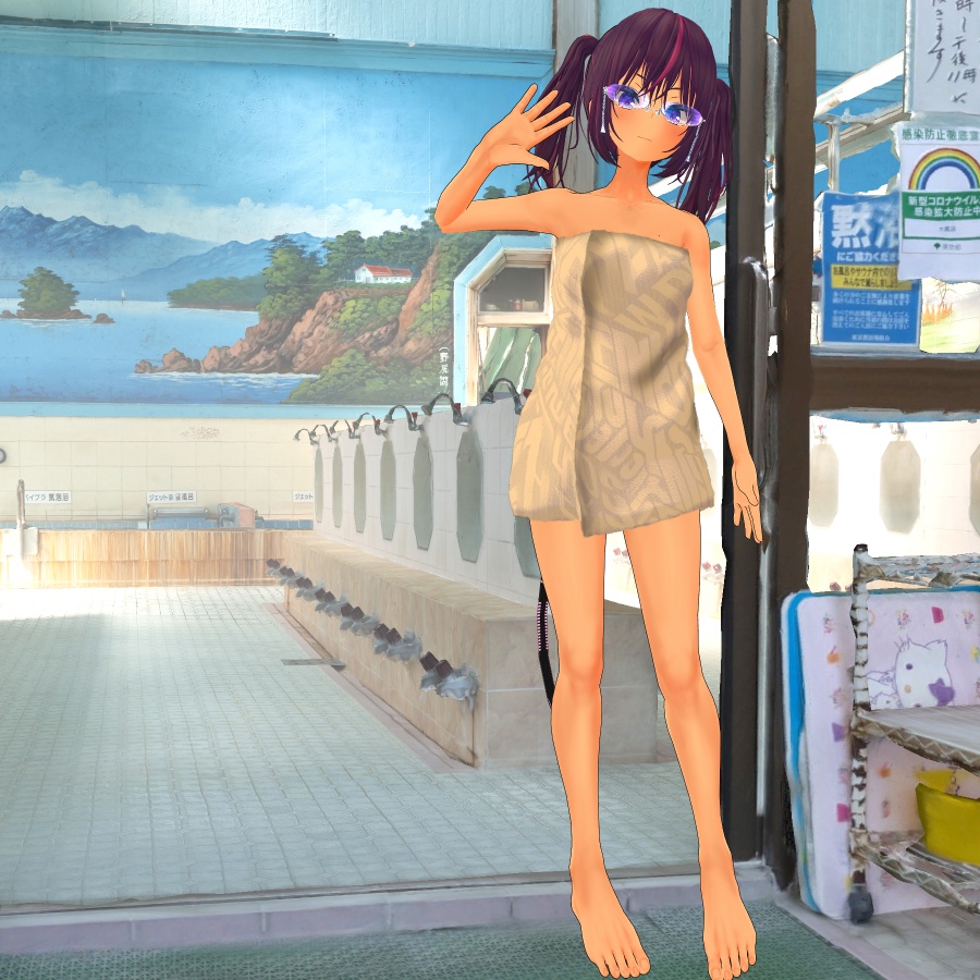 デザインバスタオル