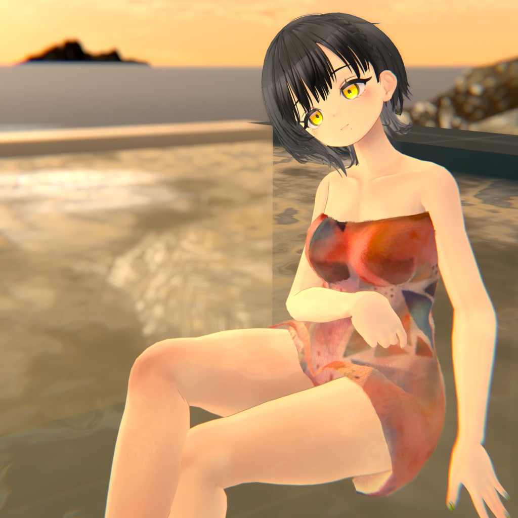 デザインバスタオル