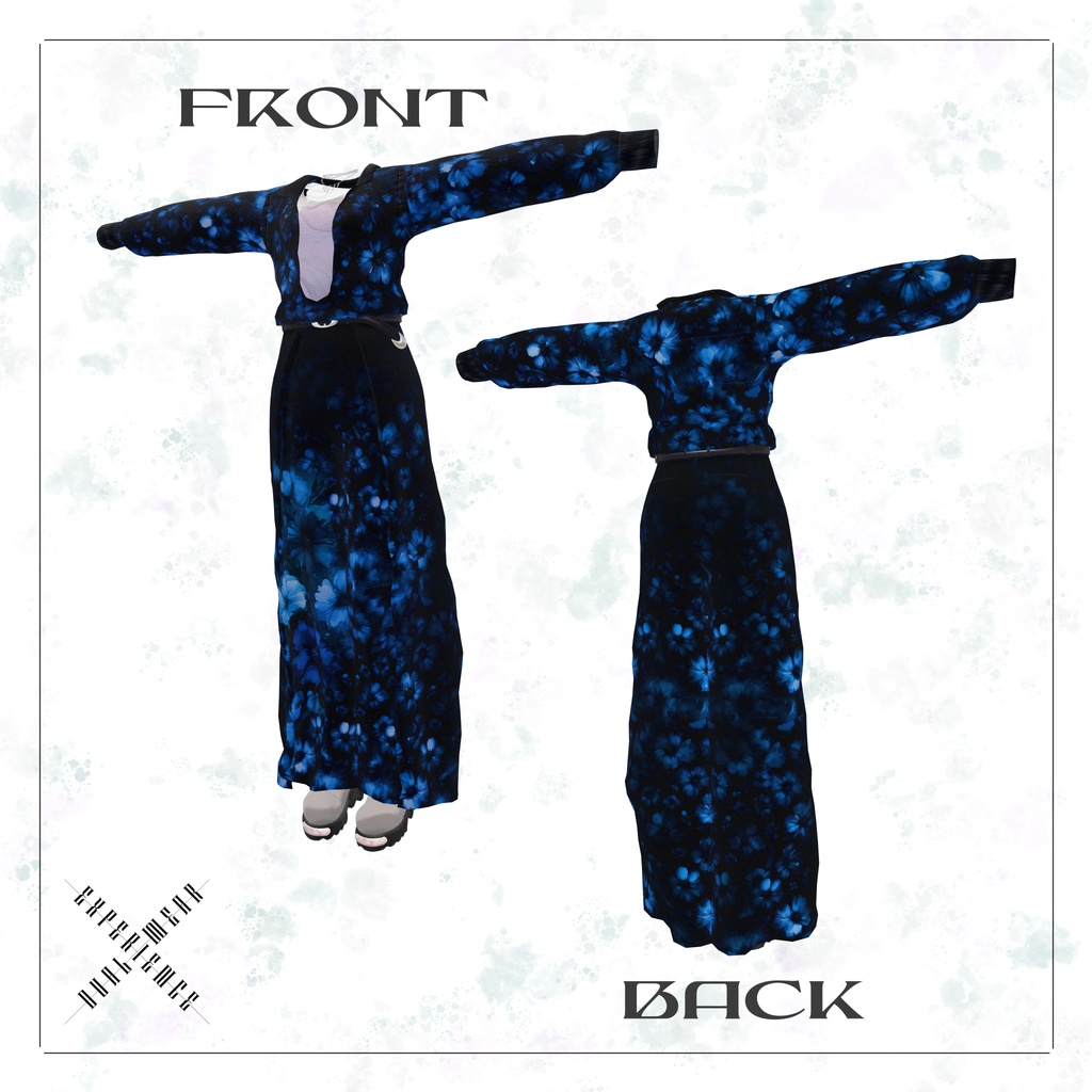 【10アバター対応】Cool Drape Wide Set Up