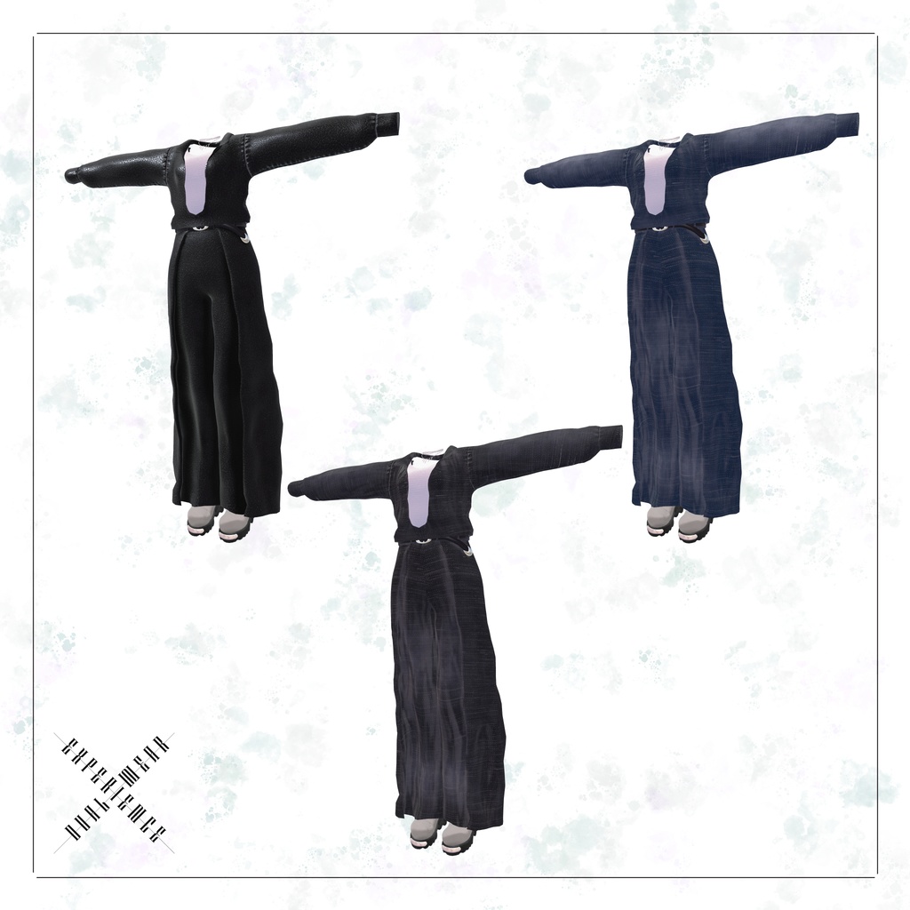 【10アバター対応】Cool Drape Wide Set Up