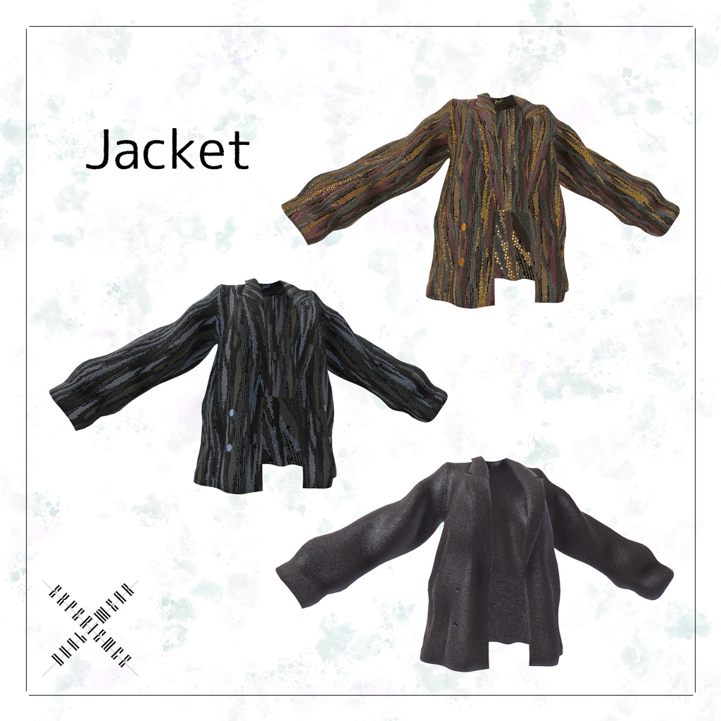 【13アバター対応】Vintage Like Tallored Coordinate