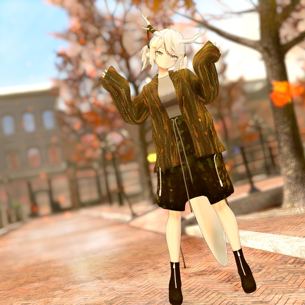 【13アバター対応】Vintage Like Tallored Coordinate