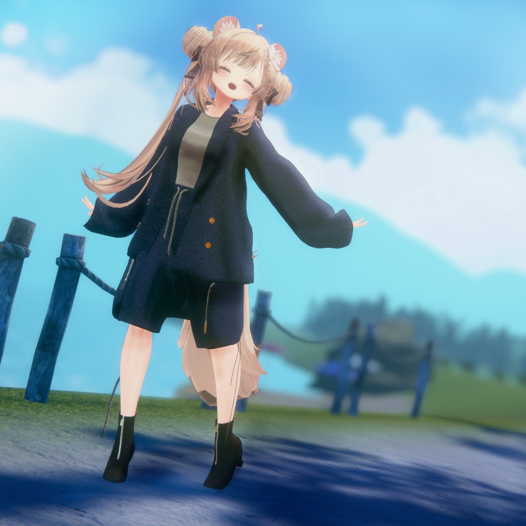 【13アバター対応】Vintage Like Tallored Coordinate