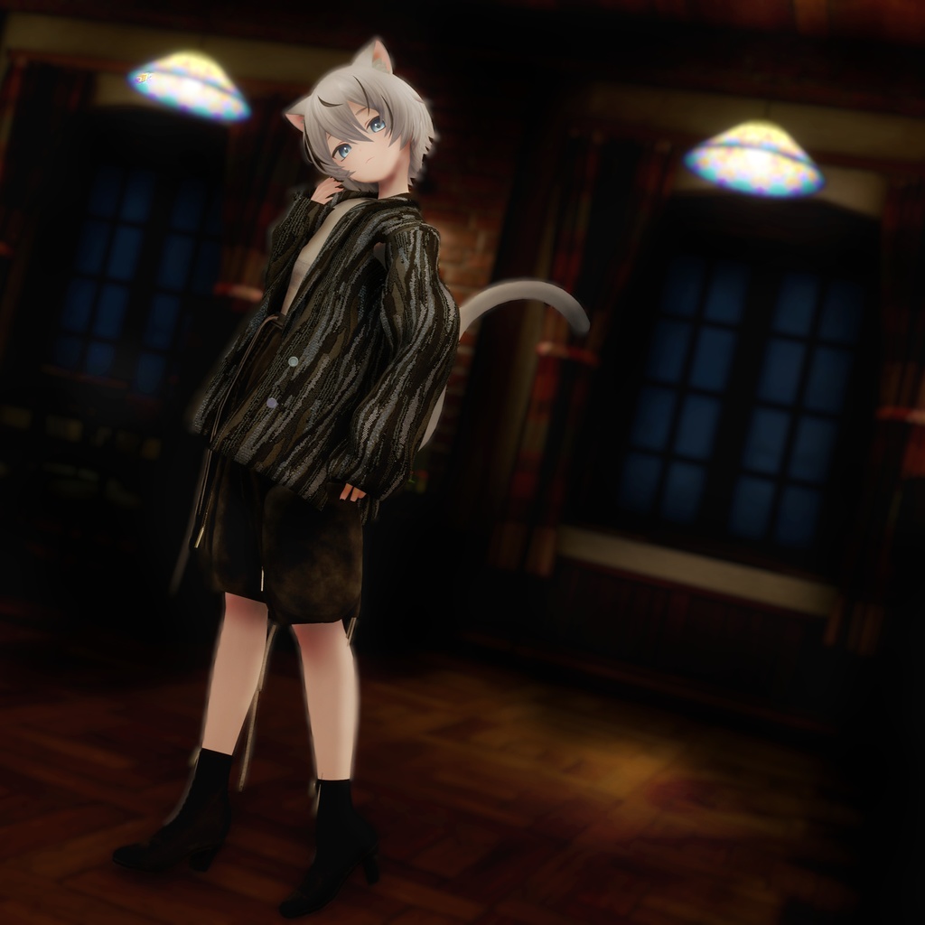 【13アバター対応】Vintage Like Tallored Coordinate