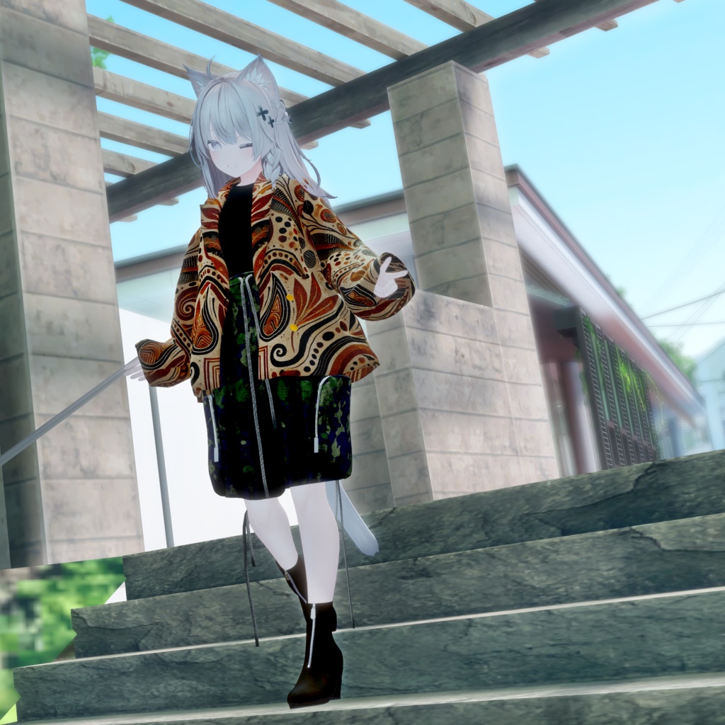 【13アバター対応】Vintage Like Tallored Coordinate