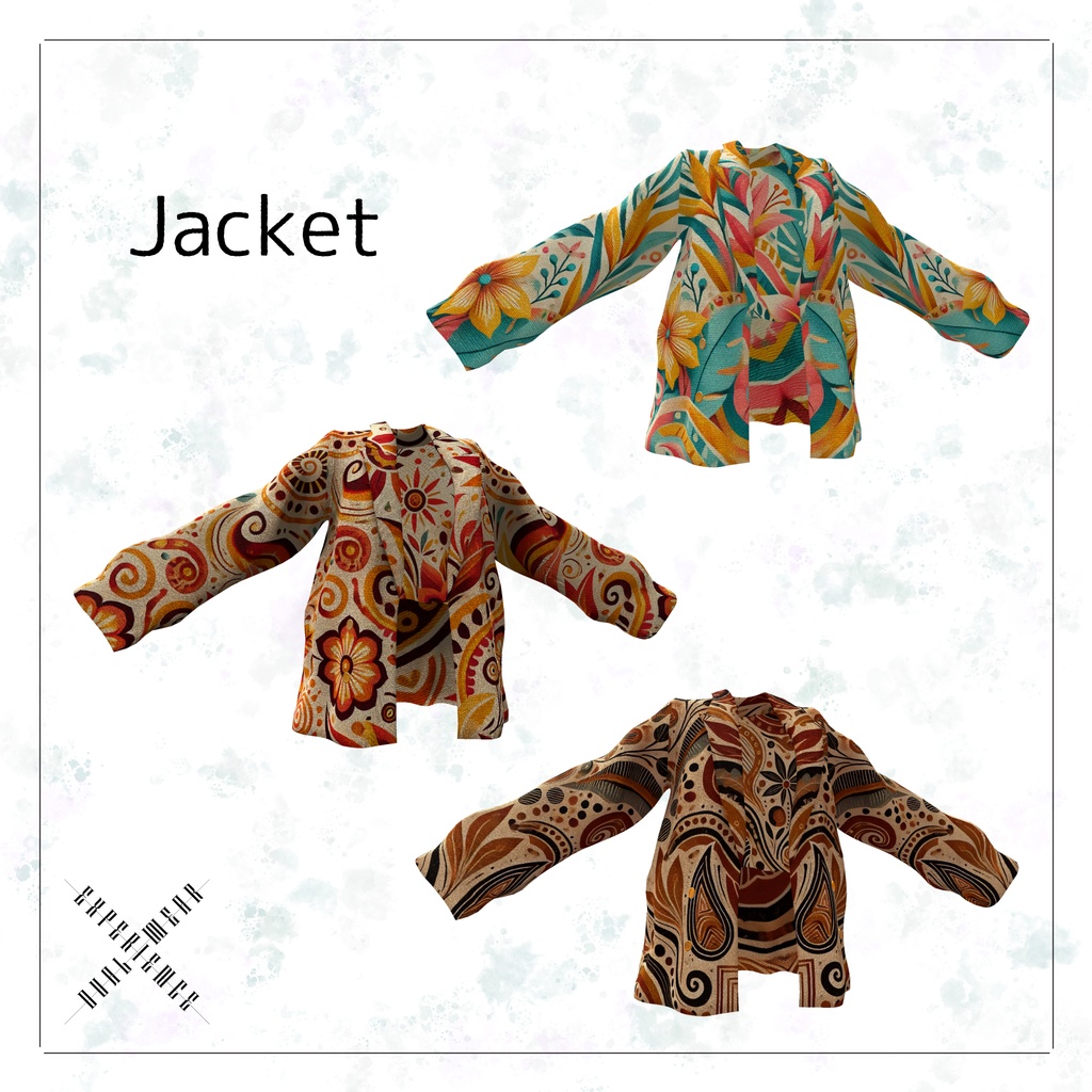 【13アバター対応】Vintage Like Tallored Coordinate