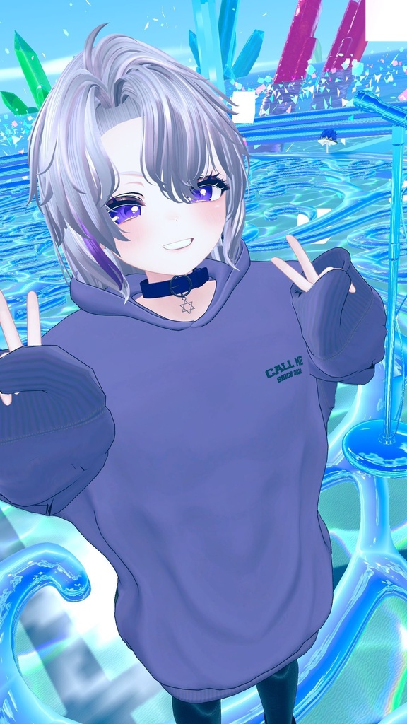 【17アバター対応】夜更かしビッグフーディ