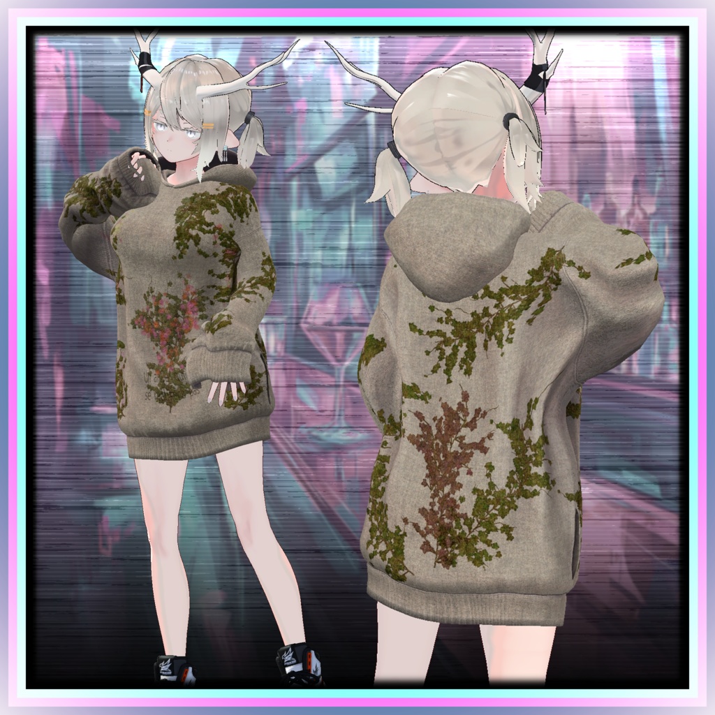 【17アバター対応】夜更かしビッグフーディ