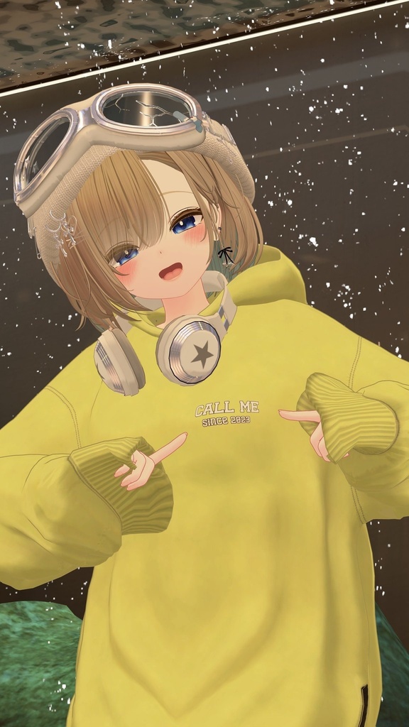 【17アバター対応】夜更かしビッグフーディ