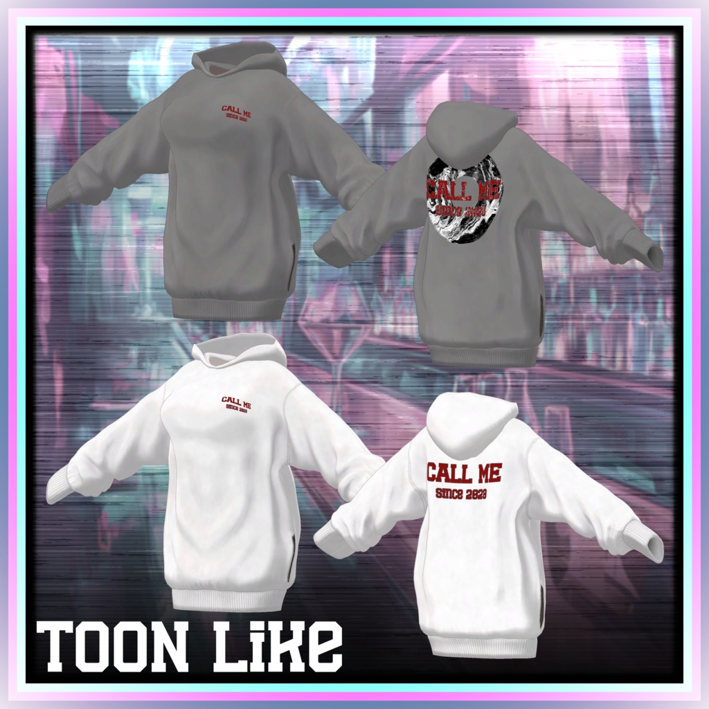 【17アバター対応】夜更かしビッグフーディ