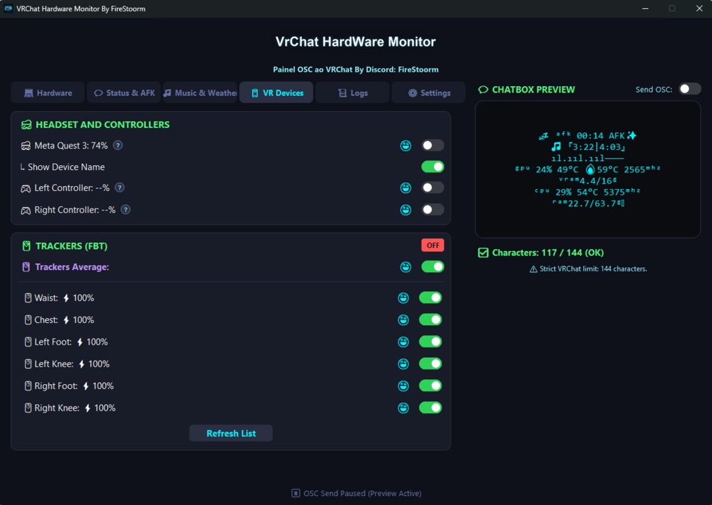 VRChat Monitor Pro