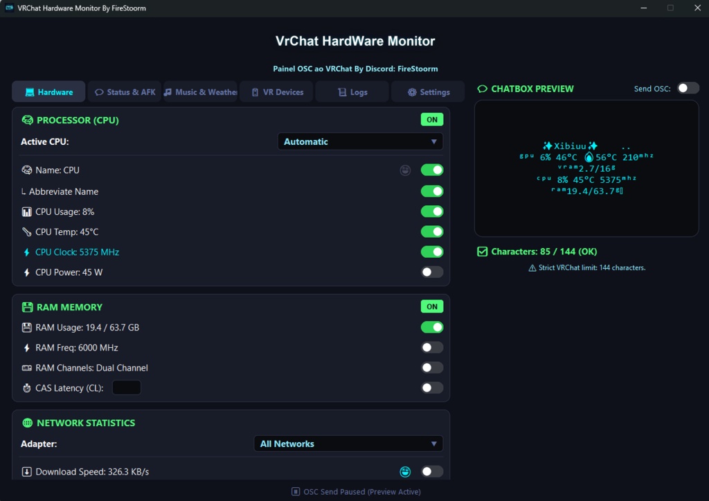 VRChat Monitor Pro