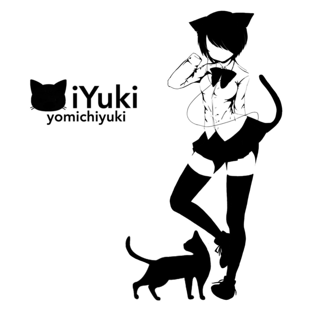 i Yuki Tシャツ (黒) - 夜道雪 - BOOTH