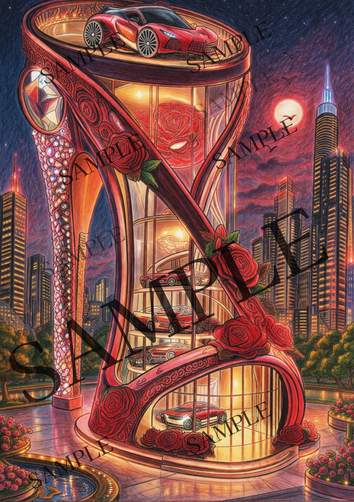 光とガラスの塗り絵 | Light & Glass Coloring Book | SORAN Vol.1