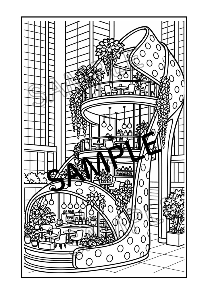 光とガラスの塗り絵 Vol.3