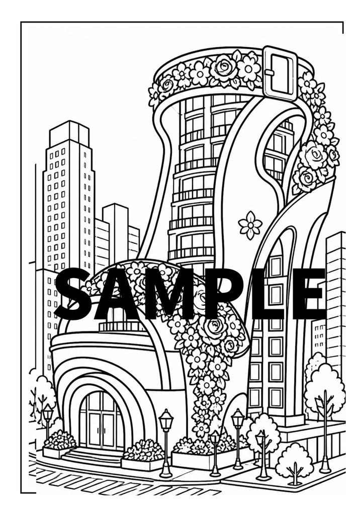 5作品収録 光とガラスの塗り絵 | Light & Glass Coloring Book | SORAN Vol.4