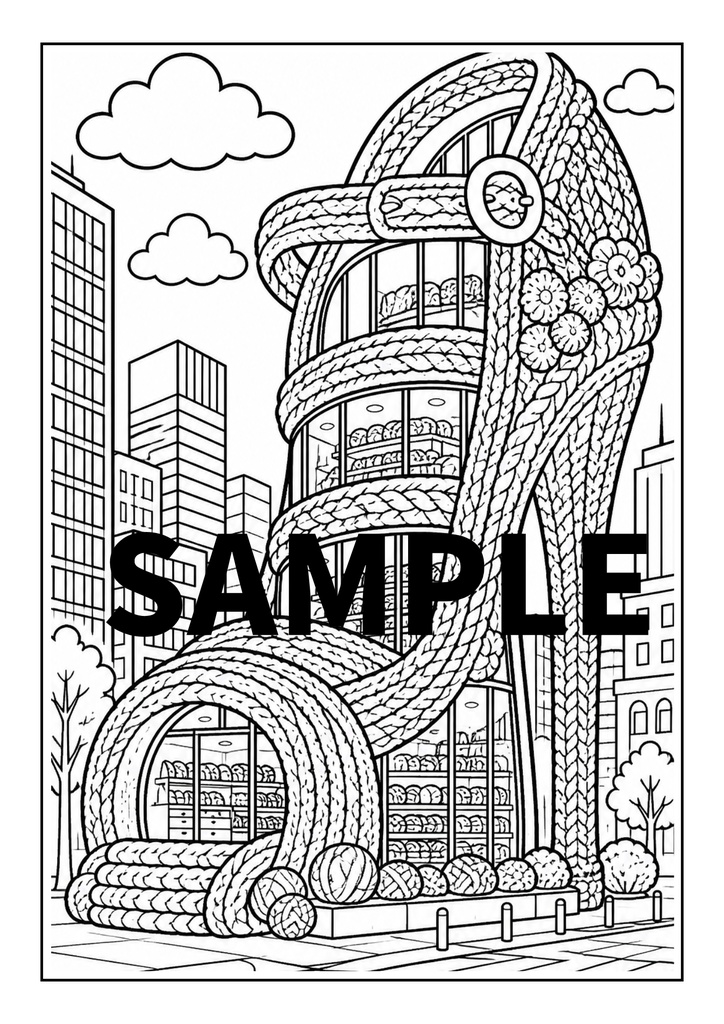 5作品収録 光とガラスの塗り絵 | Light & Glass Coloring Book | SORAN Vol.4