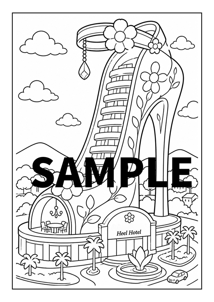 5作品収録 光とガラスの塗り絵 | Light & Glass Coloring Book | SORAN Vol.4