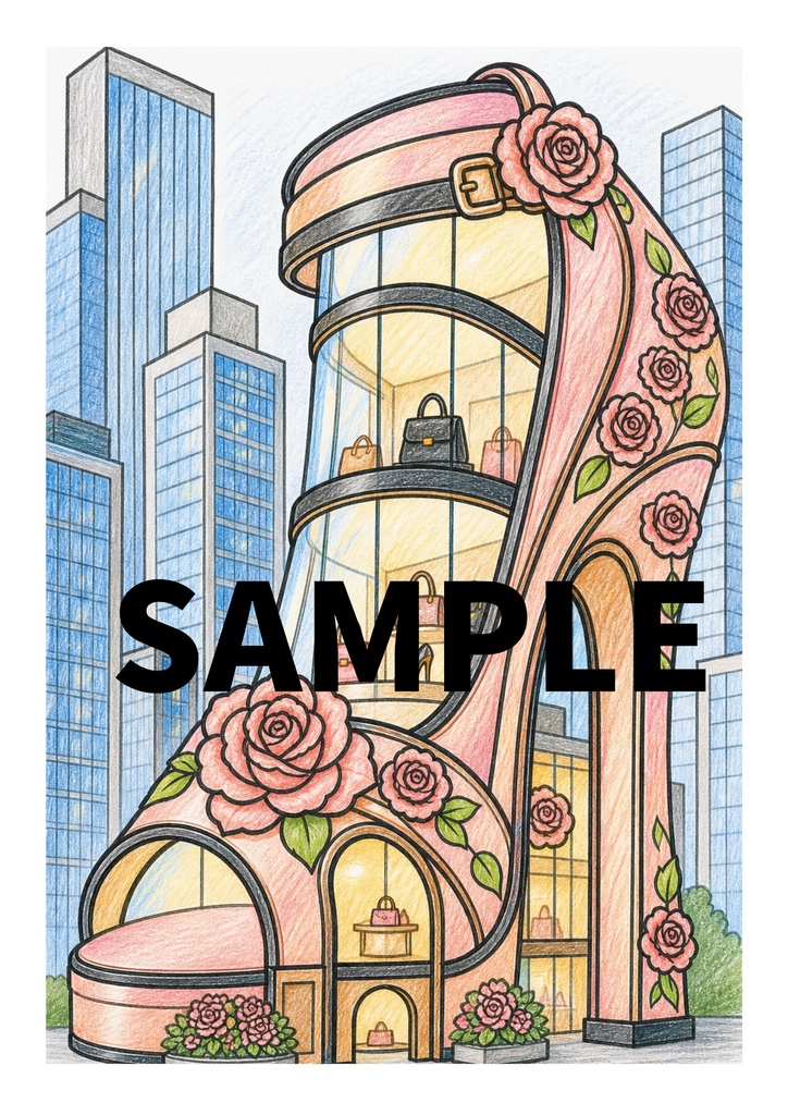 5作品収録 光とガラスの塗り絵 | Light & Glass Coloring Book | SORAN Vol.4