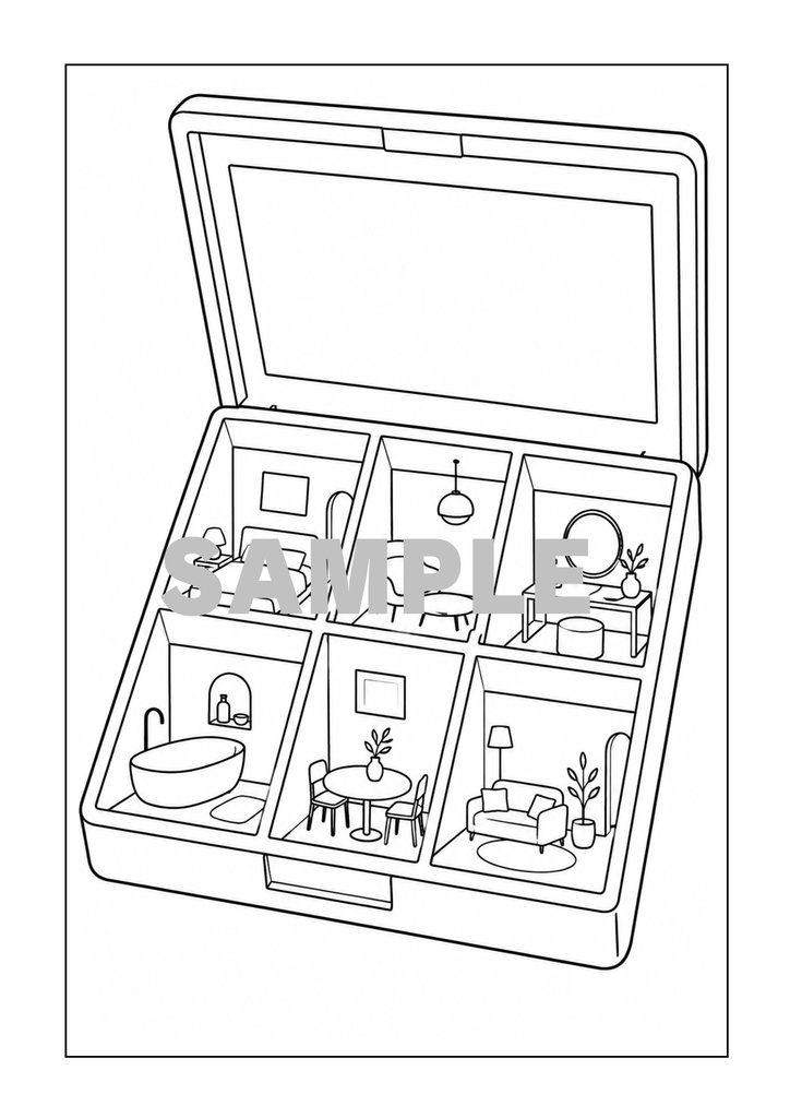10作品収録 光とガラスの塗り絵 | Light & Glass Coloring Book | SORAN Vol.6