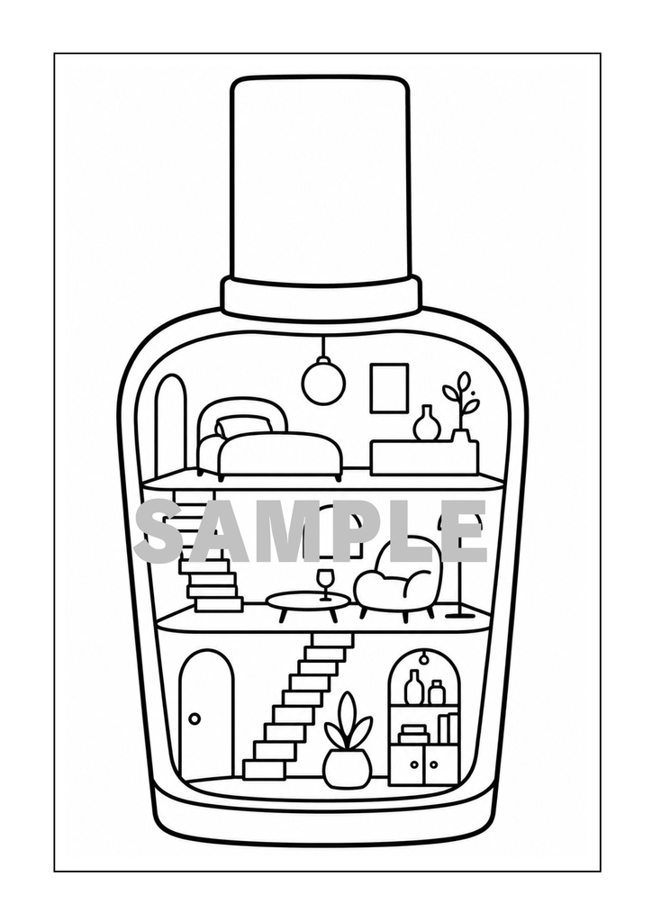 10作品収録 光とガラスの塗り絵 | Light & Glass Coloring Book | SORAN Vol.6