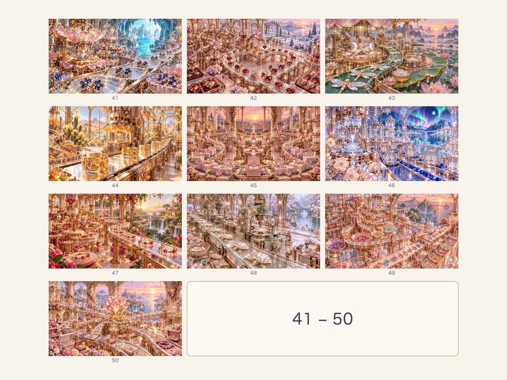 幻想のアクセサリー工場|幻想アートコレクション 50作品(3840×2160ピクセル)