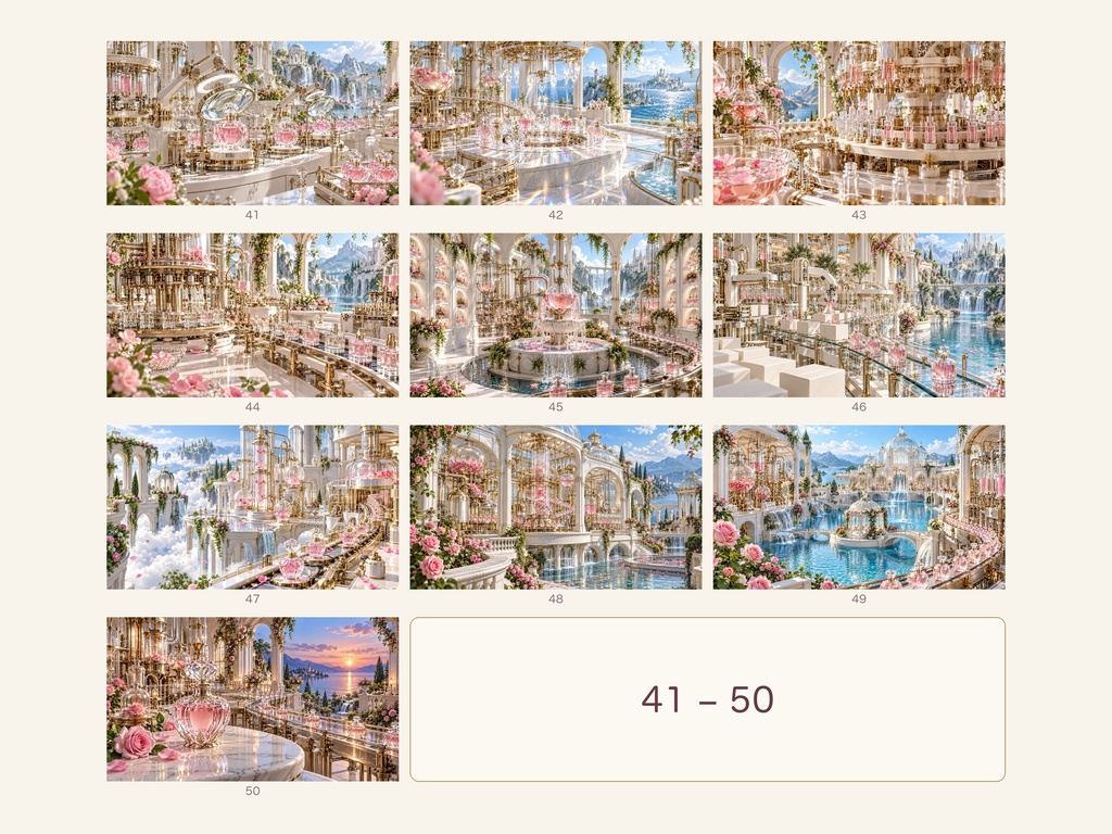 幻想の香水工場|幻想アートコレクション 50作品(3840×2160ピクセル)