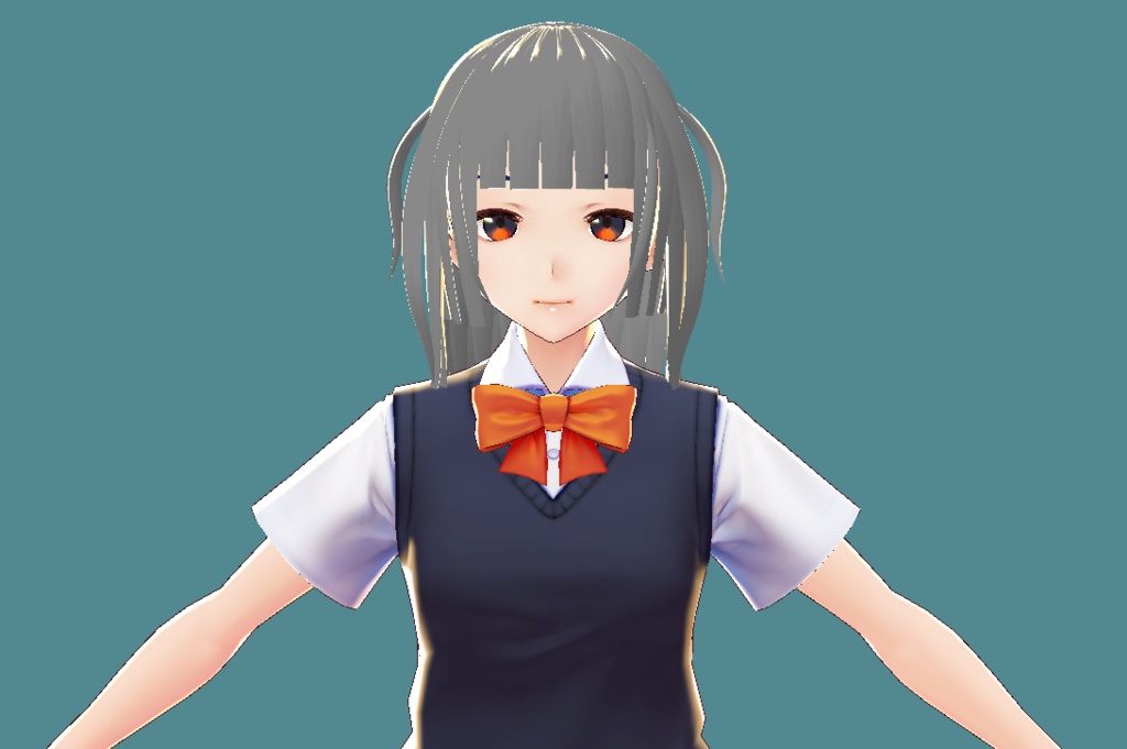 【無料あり】VRoid用ヘアプリセットちょろりん姫カット