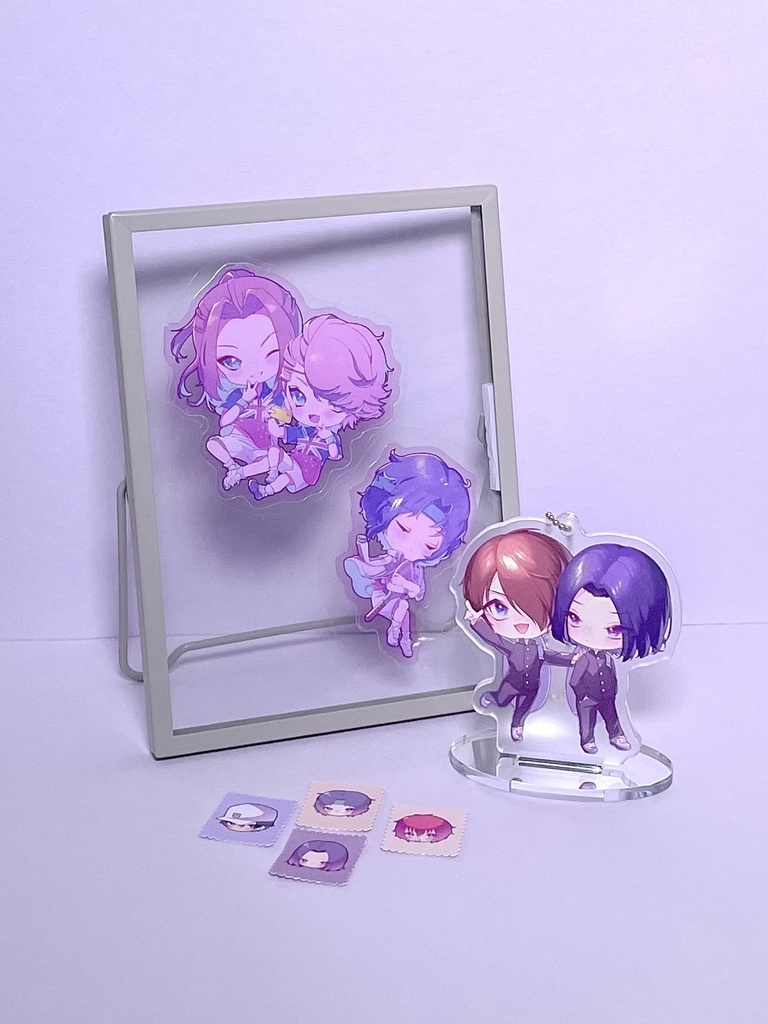 ニューレトロ風の王子様ステッカー