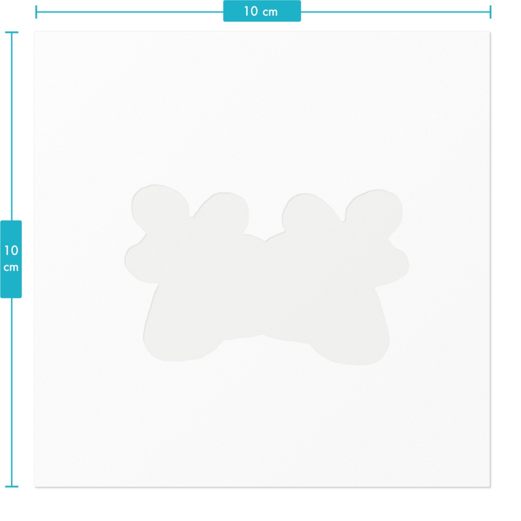 ハートねずみステッカー