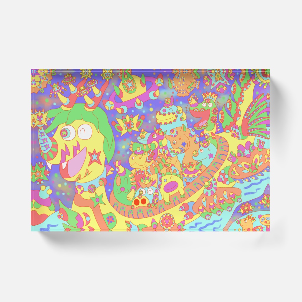 天の川を進む船の竜