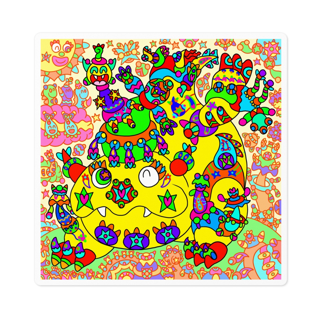 コメディアンの竜（背景あり）