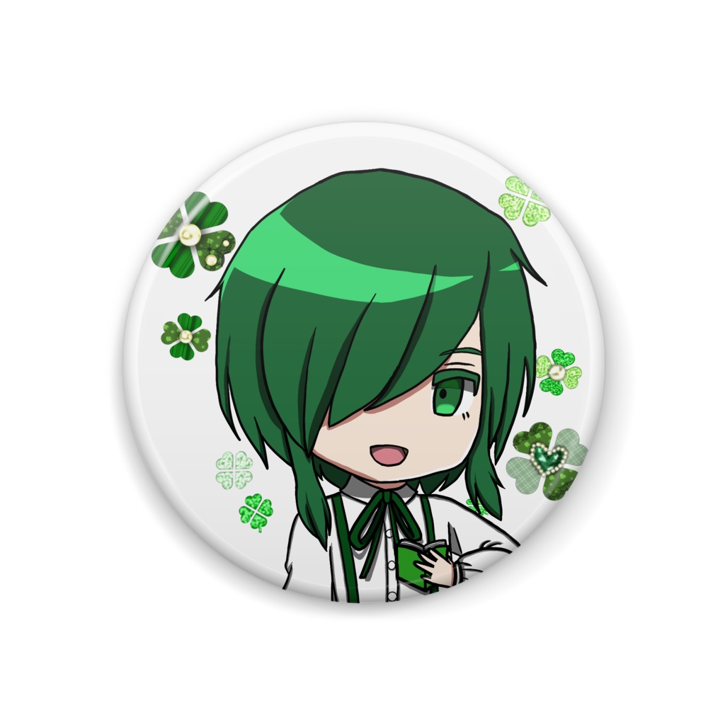 🍀森田 緑🍀ミニキャラ缶バッチ少年ver.