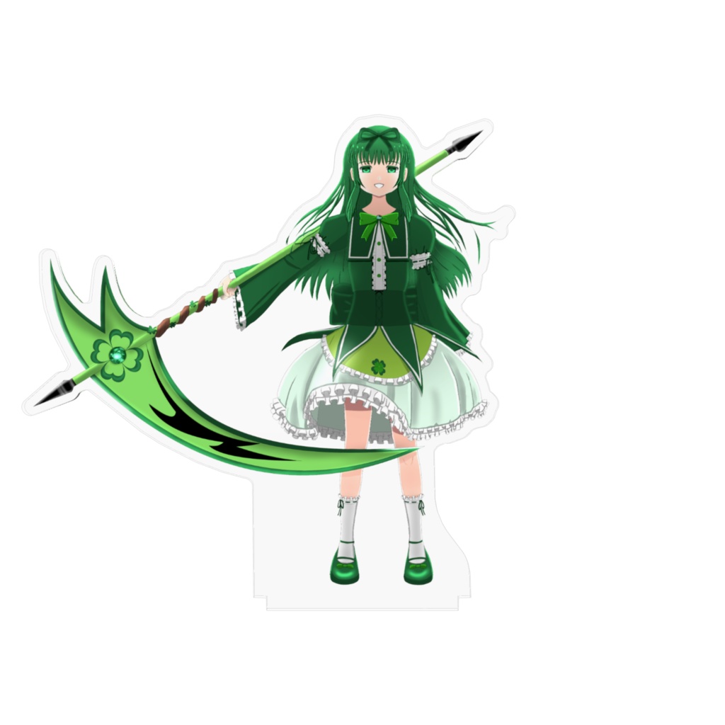 🍀森田 緑🍀アクリルフィギュア武器持ち少女ver.