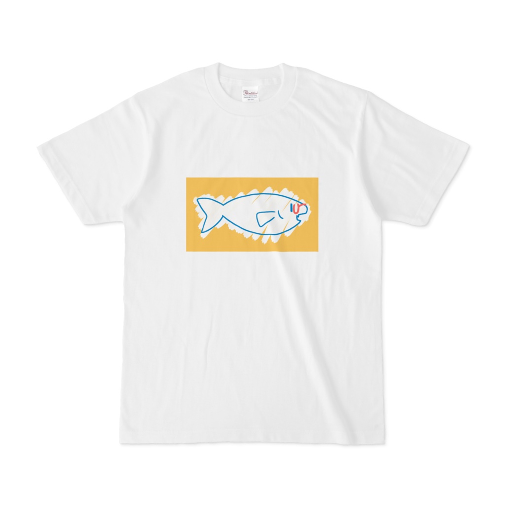 空魚イメージTシャツ白