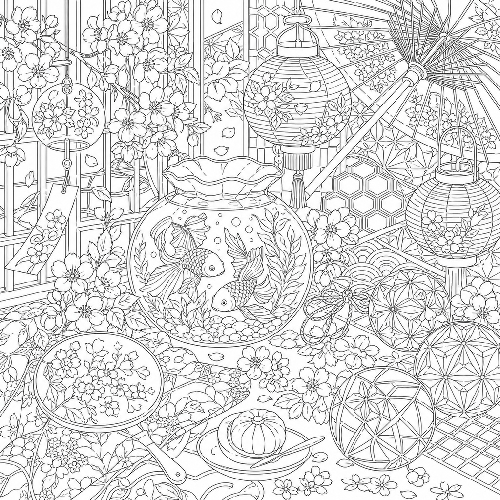 塗り絵|Coloring Pages