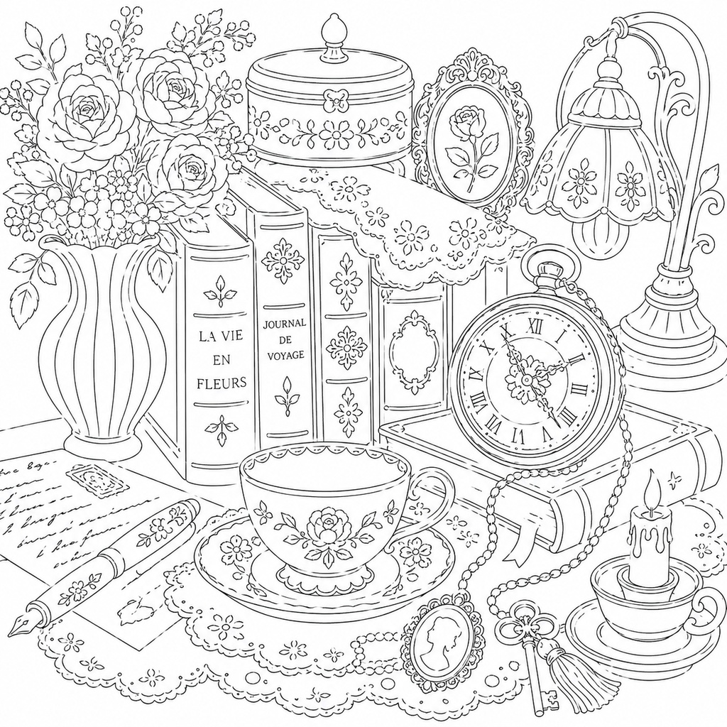 塗り絵|Coloring Pages