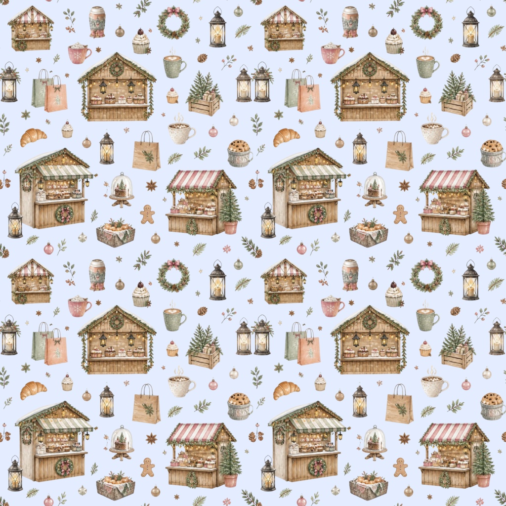 【クリスマス】デジタルペーパー10枚セット