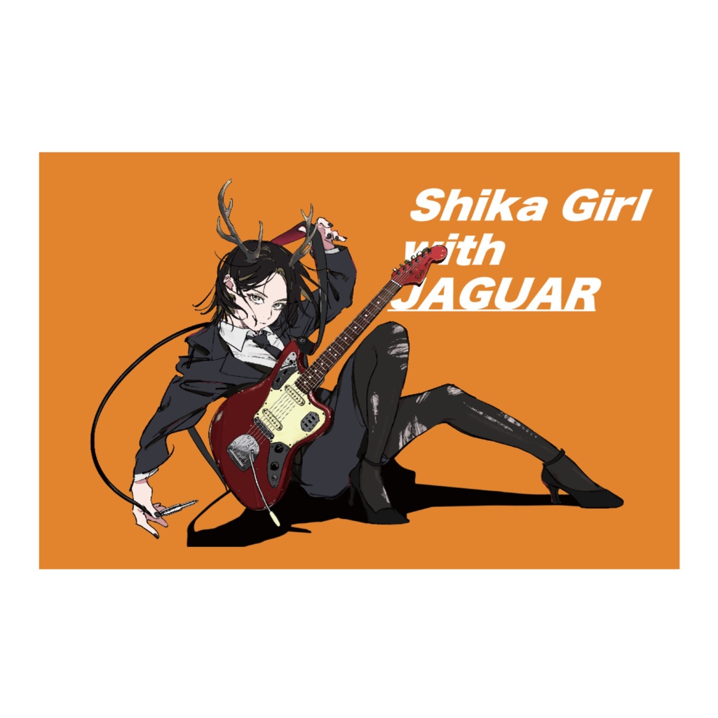 Shika Girl with JAGUAR ステッカー