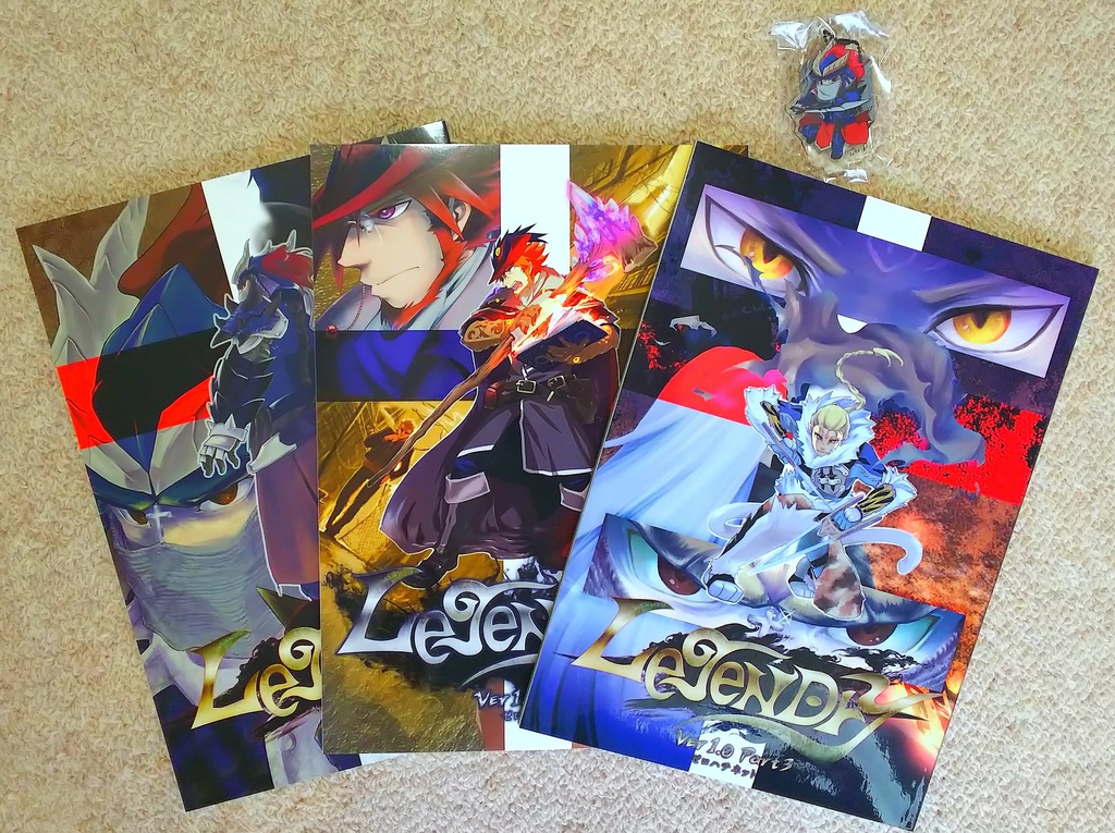 【全巻セット】Legendry Ver 1.0 Part1~3全巻セット(アクキー付き)