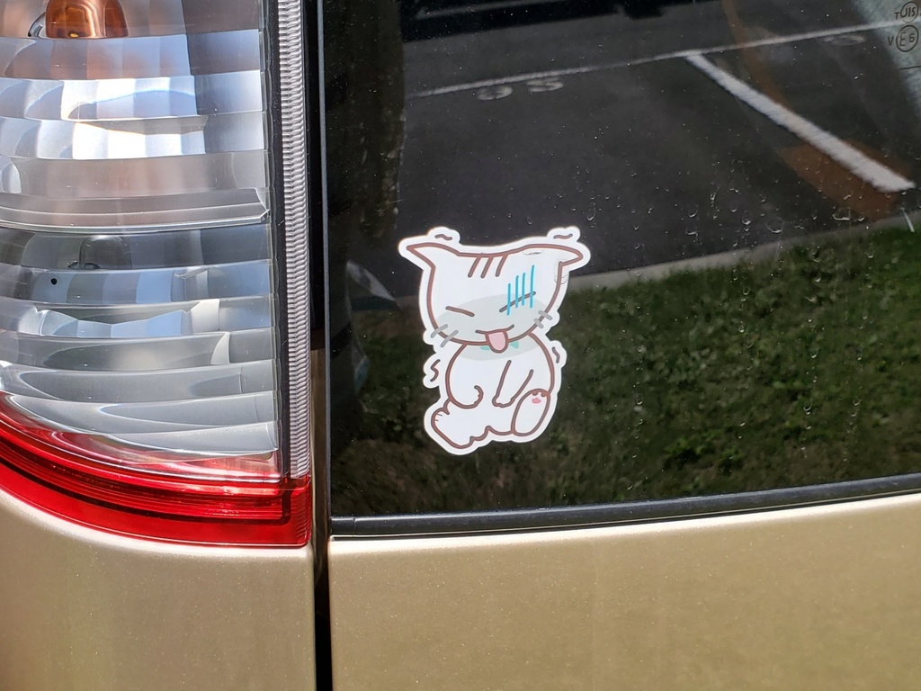 オススメ!プルにゃん太ステッカー【疲れた】