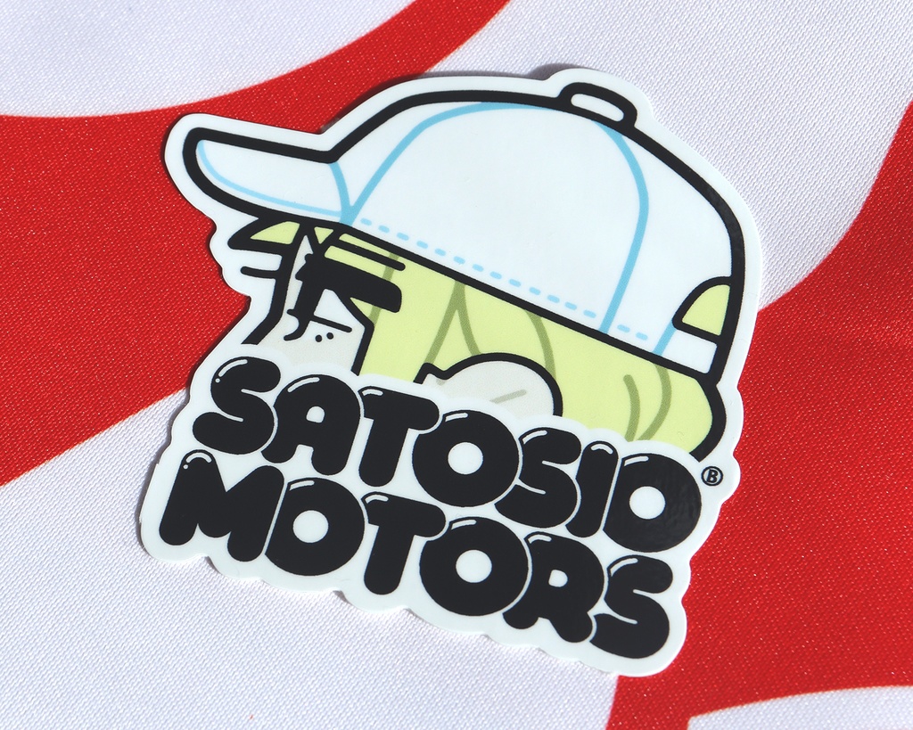 さかきの横顔ステッカー