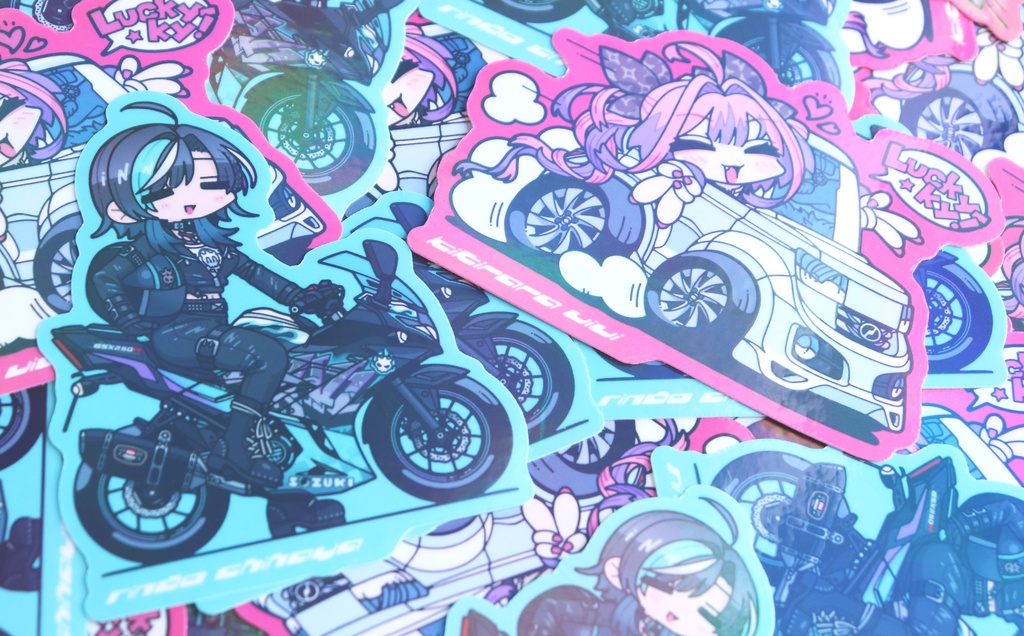 ≪NEW≫ ホロライブのりものステッカー