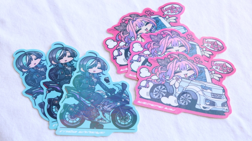 ≪NEW≫ ホロライブのりものステッカー