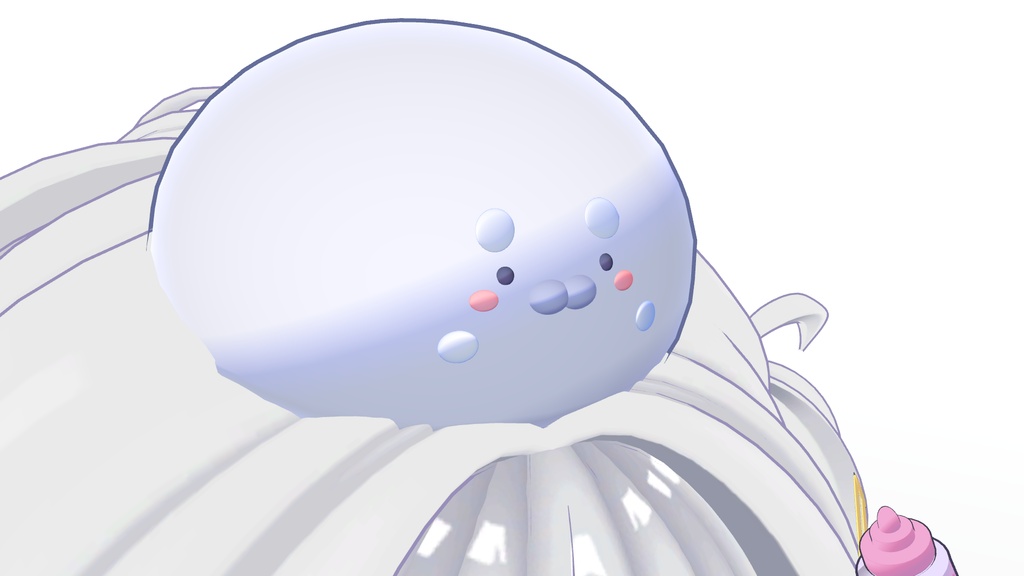 頭に乗せるあざらしまん