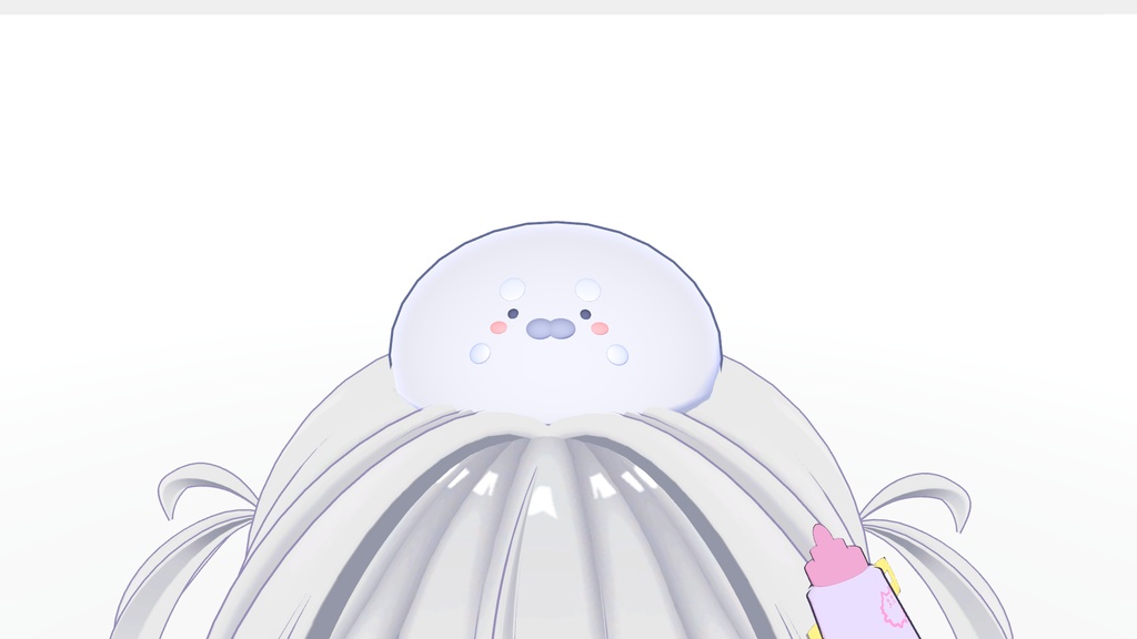 頭に乗せるあざらしまん