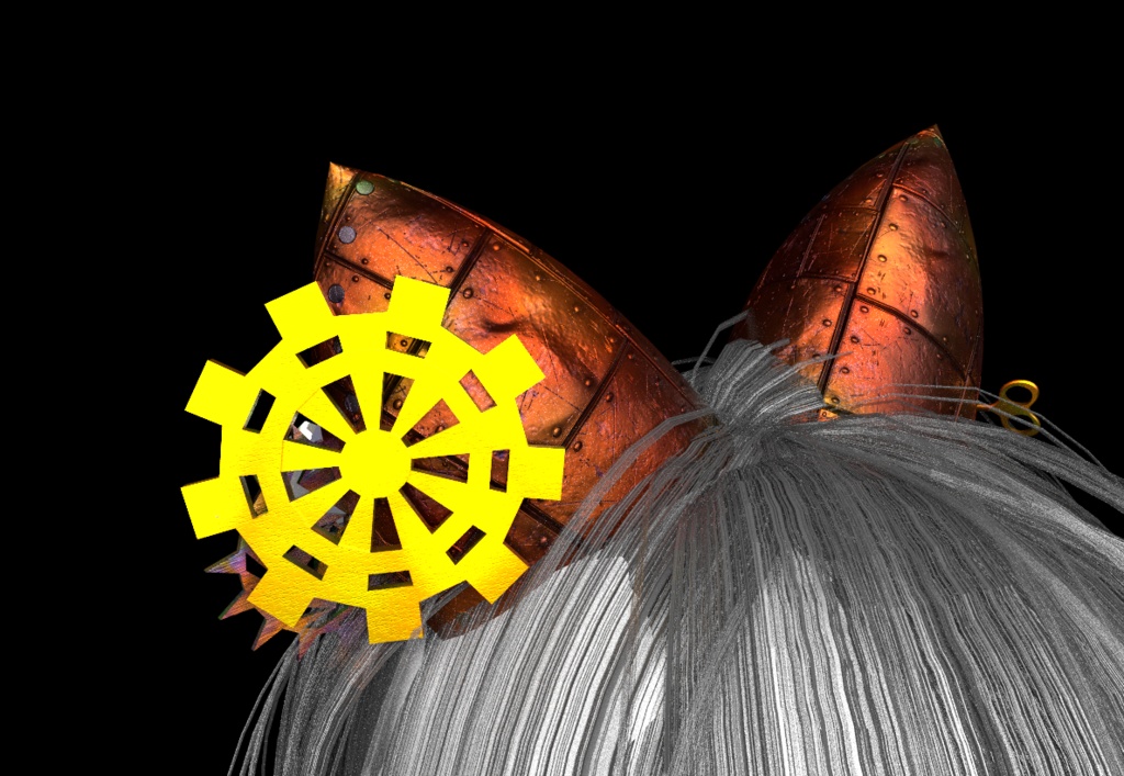 スチームパンク猫耳