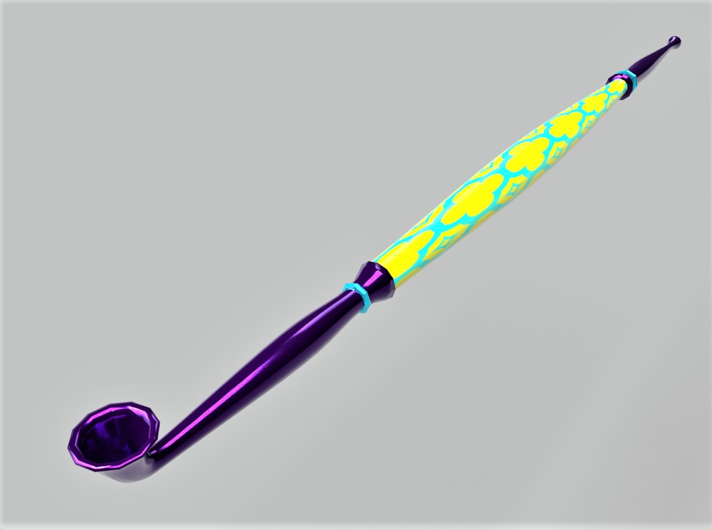 煙管 (キセル) 4種カラー VRChat向け アクセサリー